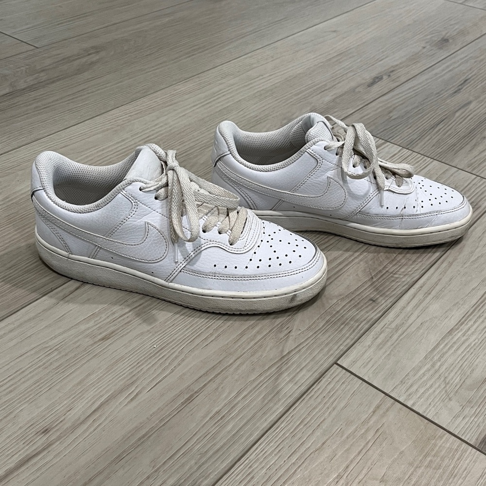 Nike White Mesh Sneakers